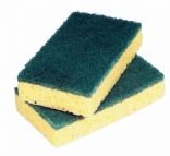 Scourer Foam Sponge Backed (Pk x10)